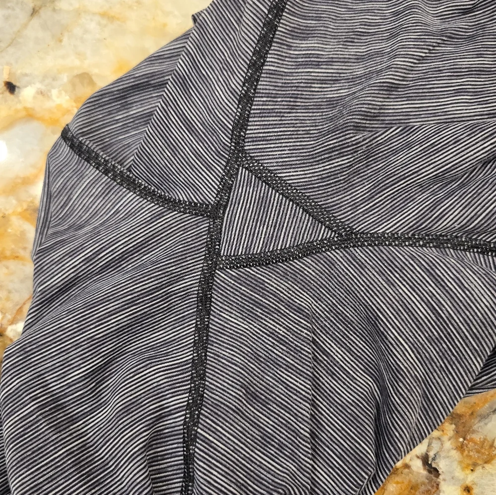 Lululemon Wunder Under Hi-Rise 1/2 Tight Luxtreme 17" Size 8 Black Slate - Picture 7 of 7